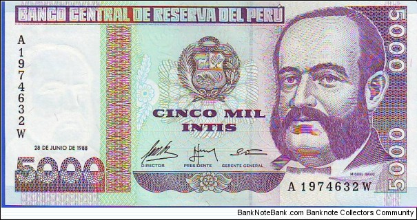  5000 Intas Banknote