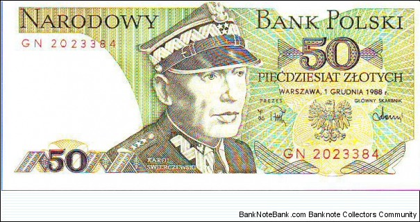  50 Zlotych Banknote