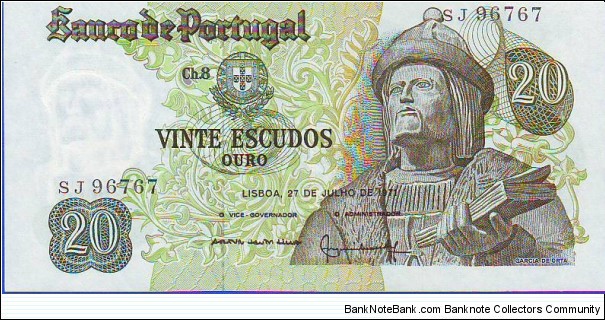  20 Escudos Banknote