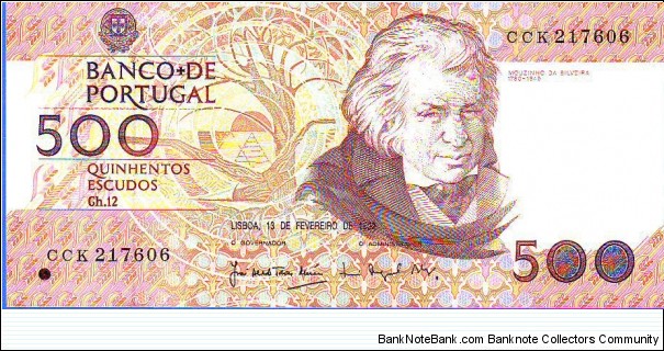  500 Escudos Banknote