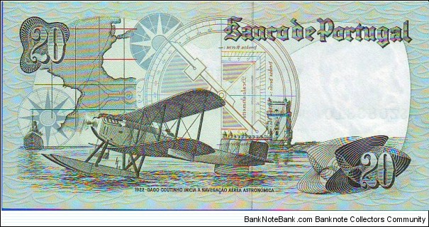 Banknote from Portugal year 1978