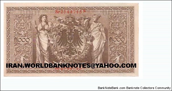 Banknote from Germany year 1910