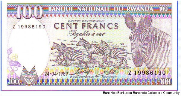  100 Francs Banknote