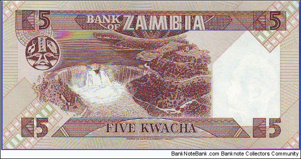 Banknote from Zambia year 1986