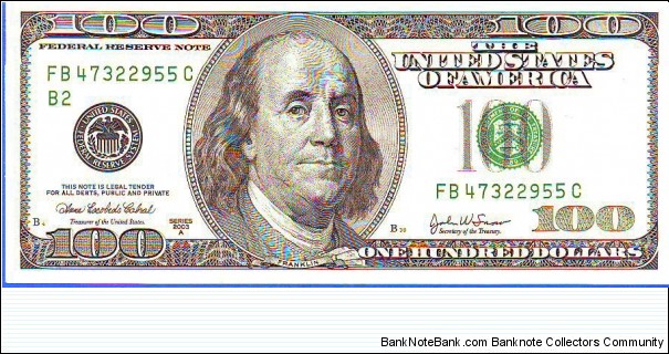  100 Dollars Banknote