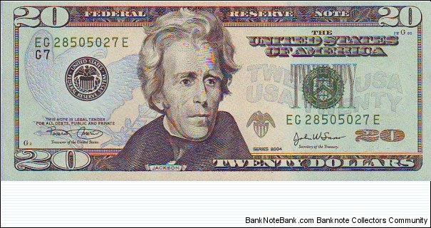  20 Dollars Banknote