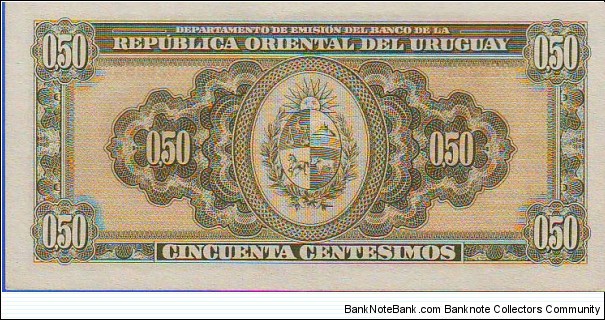 Banknote from Uruguay year 1939