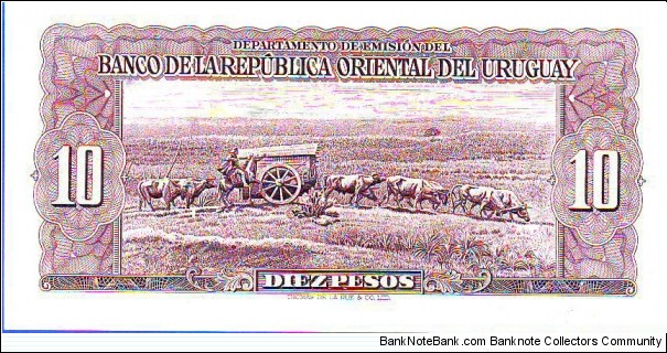 Banknote from Uruguay year 1939