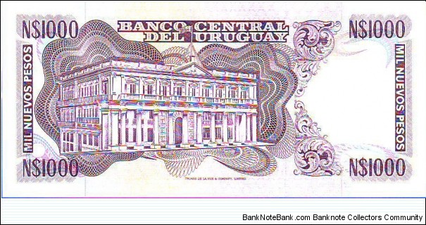 Banknote from Uruguay year 1978