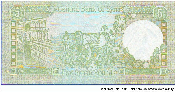 Banknote from Syria year 1991