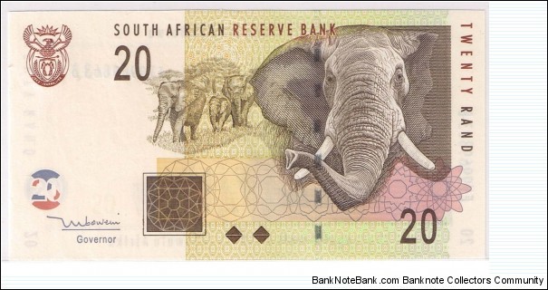 Banknote from South Africa year 2005