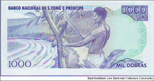 Banknote from Sao Tome & Principe year 1989