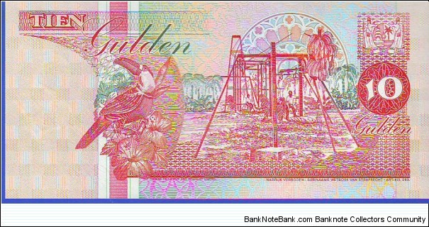 Banknote from Suriname year 1995
