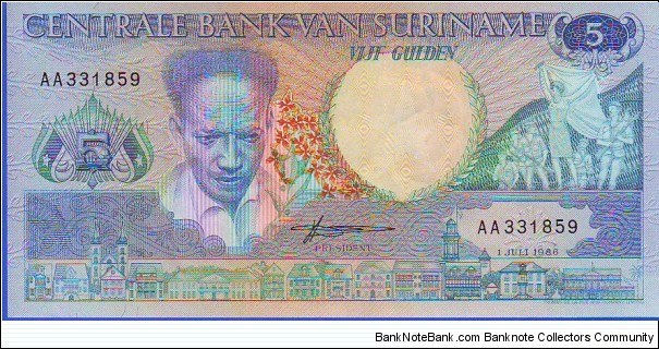  5 Gulden Banknote