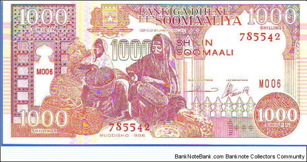  1000 Shillings Banknote