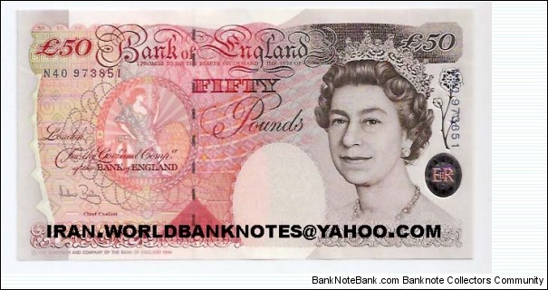 50Pounds 1994 -... (Currency money) Banknote