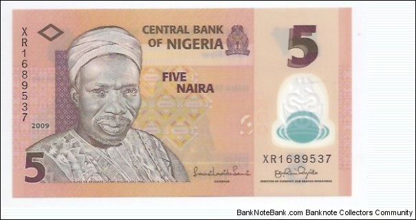 5Naira (POLYMER) Banknote