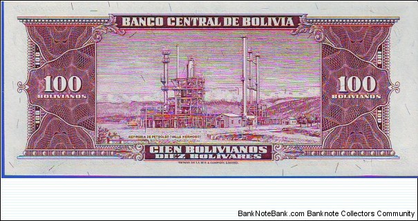 Banknote from Bolivia year 1945