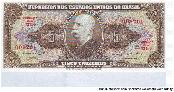 5 Cruzeiros Banknote