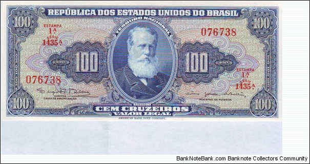  100 Cruzeiros Banknote