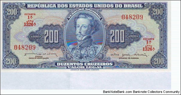  200 Cruzeiros Banknote