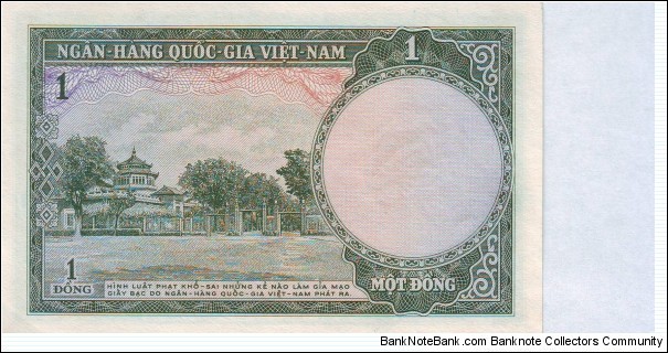 Banknote from Vietnam year 1955