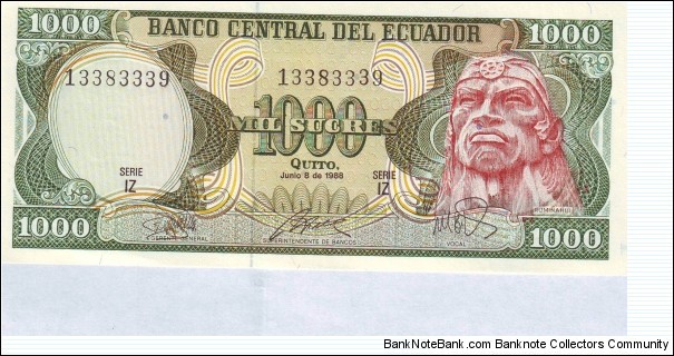  1000 Sucres Banknote