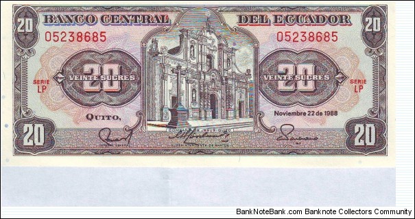  20 Sucres Banknote