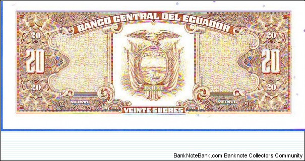 Banknote from Ecuador year 1988