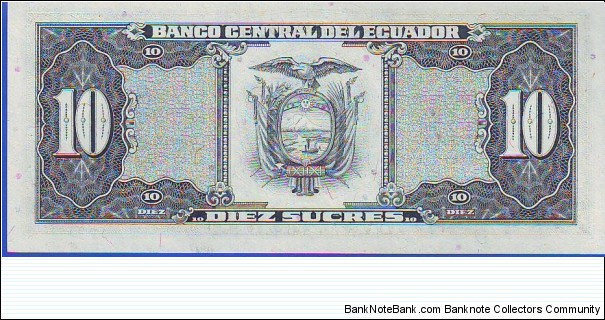 Banknote from Ecuador year 1988