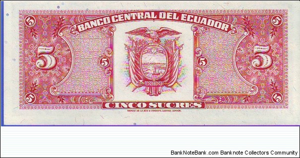 Banknote from Ecuador year 1988