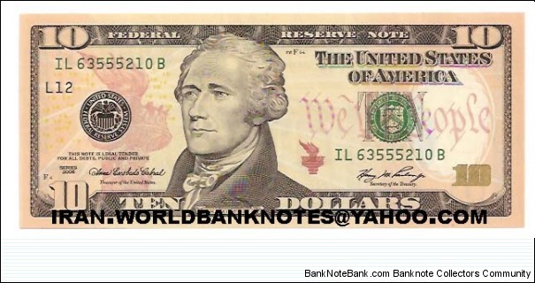 10Dollar (Currency) Banknote