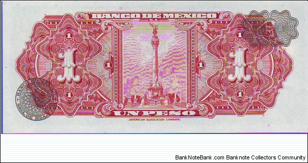 Banknote from Mexico year 1970