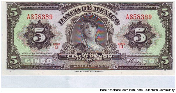  5 Pesos Banknote