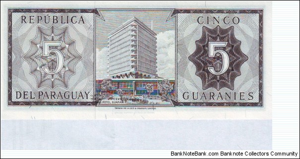 Banknote from Paraguay year 1952