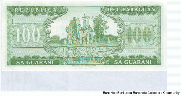 Banknote from Paraguay year 1952