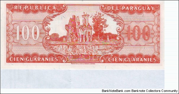 Banknote from Paraguay year 1952