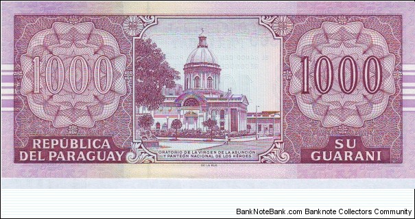 Banknote from Paraguay year 2005