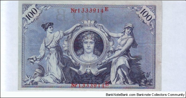 Banknote from Germany year 1908