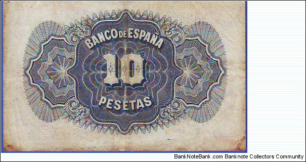 Banknote from Spain year 1935