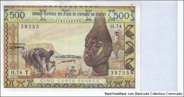  500 Francs Banknote