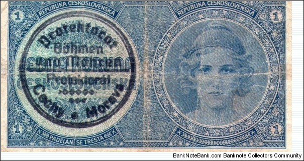 Banknote from Czech Republic year 1939