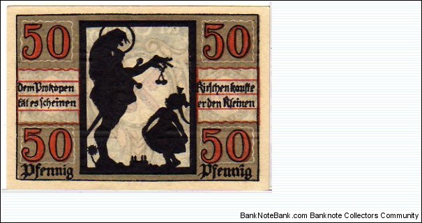 *NOTGELD*__ 50 Pfenning__pk# NL__Naumburg Banknote