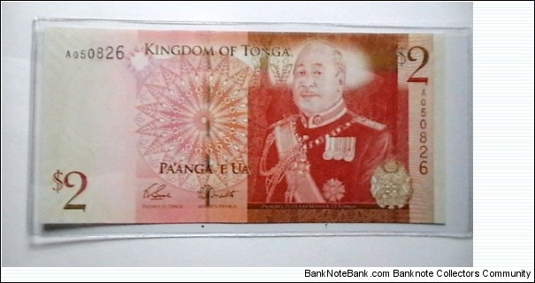 Tonga 2009 2 Pa'anga  Banknote