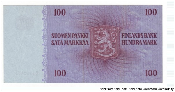 Banknote from Finland year 1963