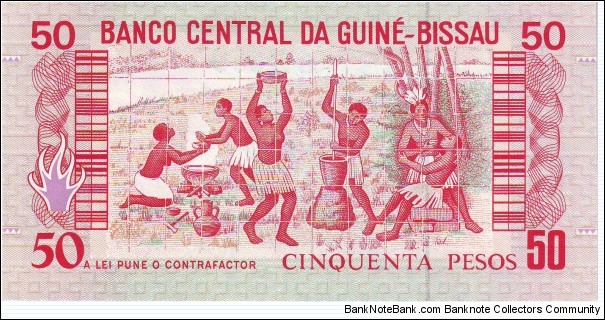 Banknote from Guinea-Bissau year 1990