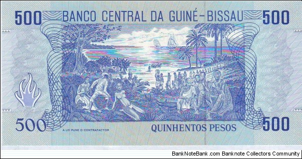 Banknote from Guinea-Bissau year 1990