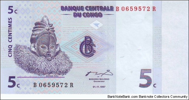  5 Centimes Banknote