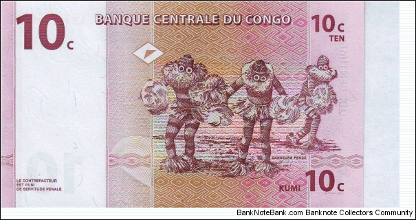 Banknote from Congo year 1997