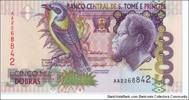  5000 Dobras Banknote